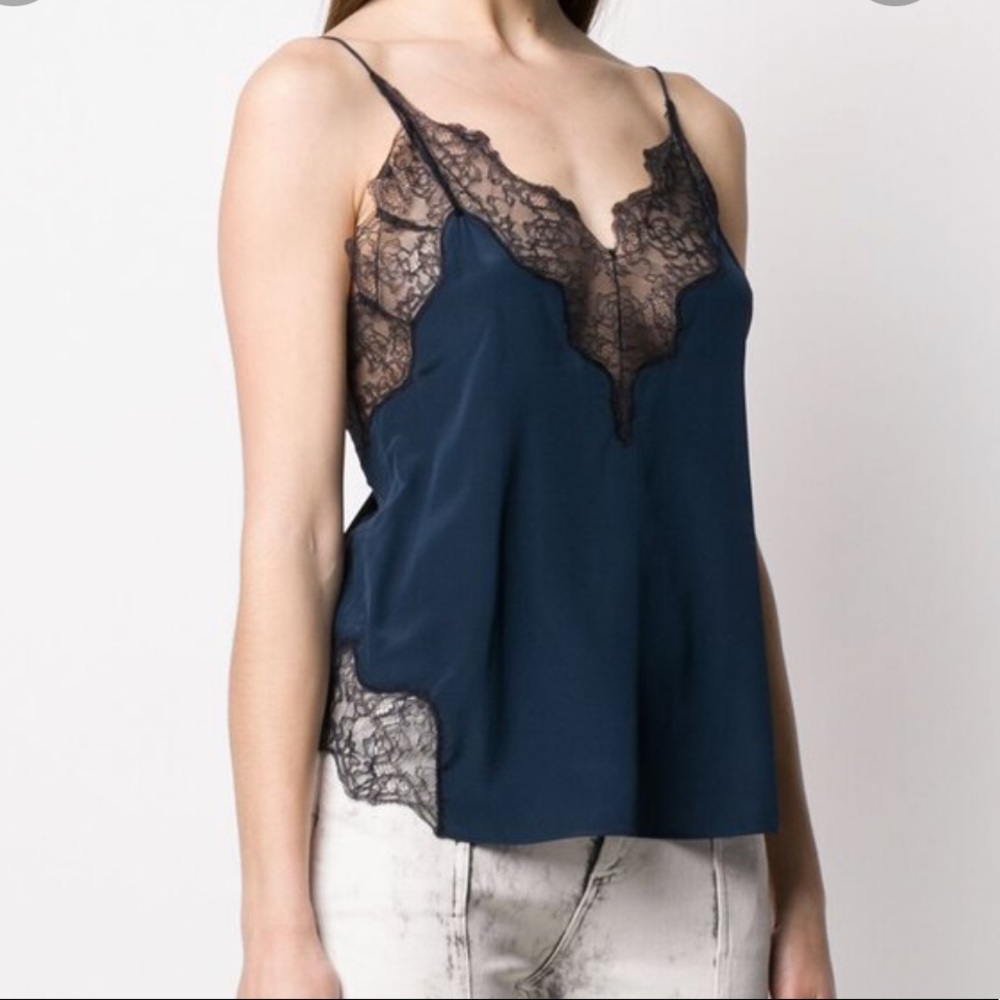 Zadig & Voltaire Crush camisole in blue silk